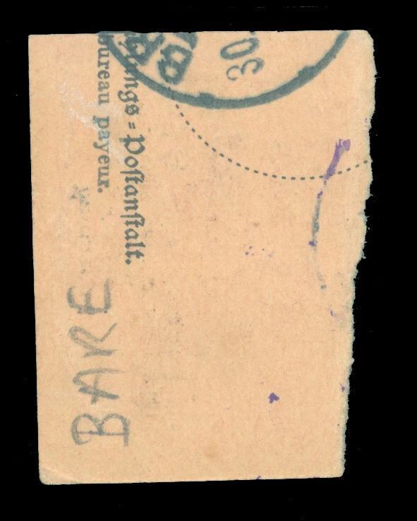 Colônias alemãs - CAMEROUN 1900 iate 5pf verde Sc# 8 usado muito bom estado "nu" (violeta) cxl - Imagem 2 de 2