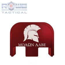 Rowe Tactical Rear Slide Cover Plate for Glock Gen 1-5 - Red - Molan Labe II