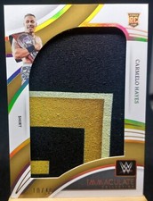 Carmelo Hayes 2022 Panini Immaculate WWE Jumbo Patch Memorabilia Shirt RC #10/40