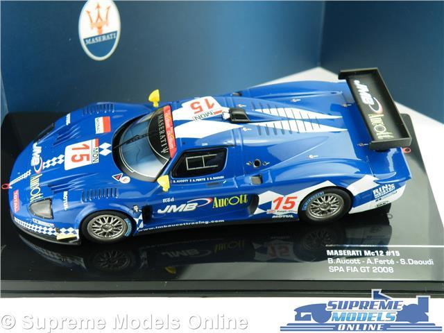 MASERATI MC12 CAR MODEL SPA FIA GT 2008 1:43 SIZE IXO GTM079 FERTE