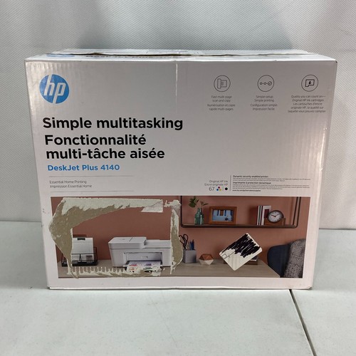 HP DeskJet Plus 4140 Wireless Color Inkjet All-In-One Printer, Scan, Copy & Fax - Picture 3 of 10