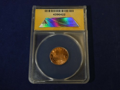 1980-D Lincoln Memorial Cent -- Graded MS 66 RED by ANACS - Picture 5 of 5
