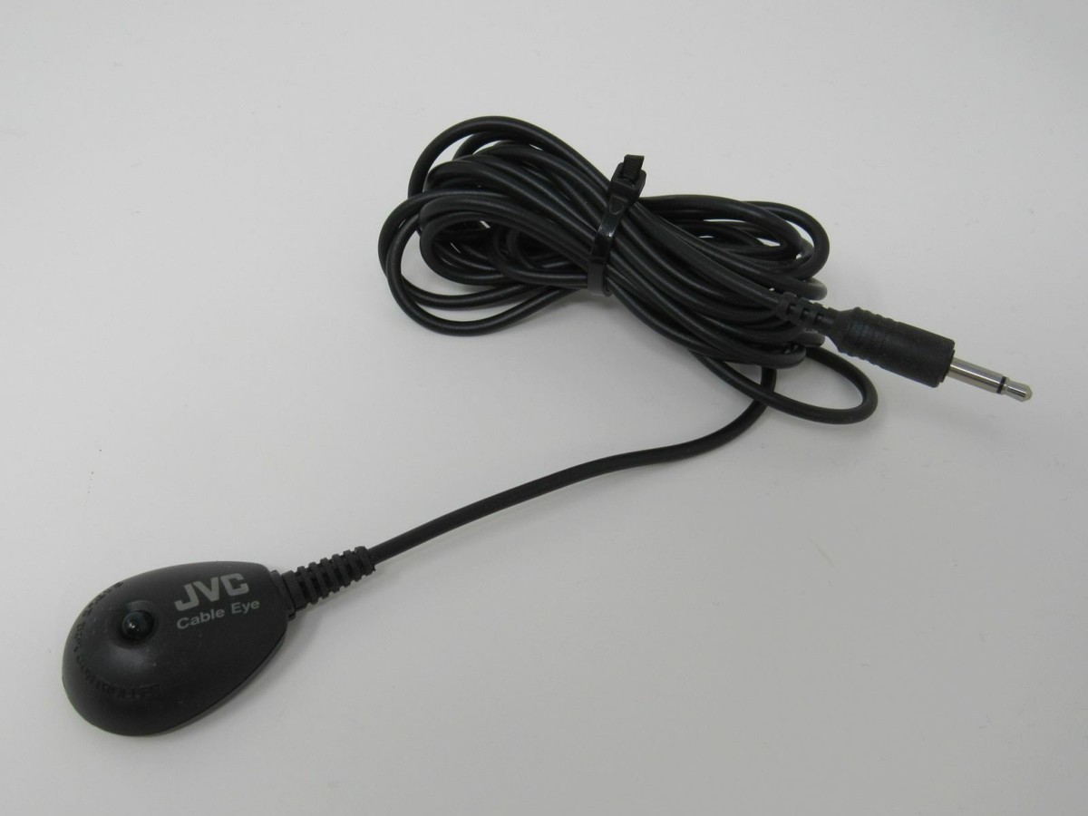 JVC 3.5mmオーディオケーブル ブラック JVC Cable Eye Audio 3.5-mm Jack Connector Cable Length 9.5ft
