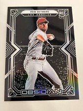 REID DETMERS 2022 Panini Chronicles Baseball Obsidian #8 RC