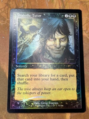 Magic: The Gathering - Diabolic Tutor - Tutore Diabolico - Magic 2012