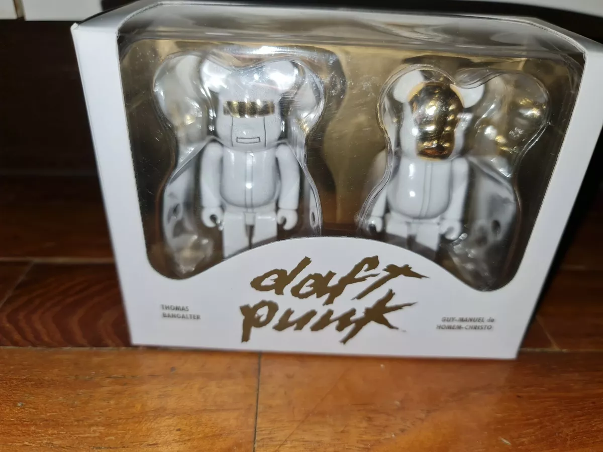 Daft Punk Bearbrick 100% White Suits Version 2 Pack Medicom Toy Be@rbrick