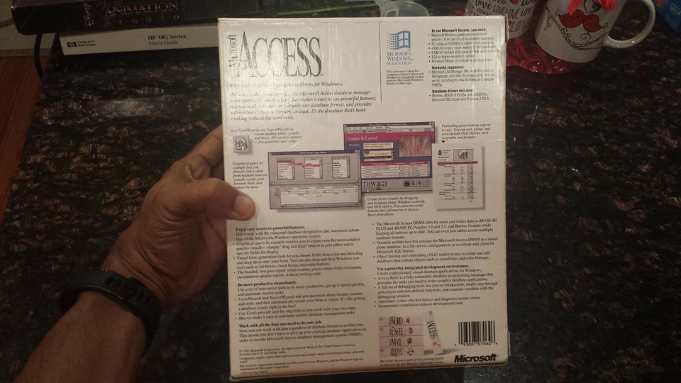 Microsoft Access for PC 1992 Version 1.00 3.5 floppy disks EUC - Image 3 of 4