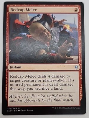melee mtg card Redcap Melee Foil main image 1