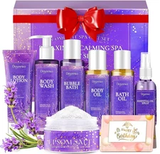 Spa Gifts,Relaxing Stress Relief Self Care Basket Christmas Gift For Women