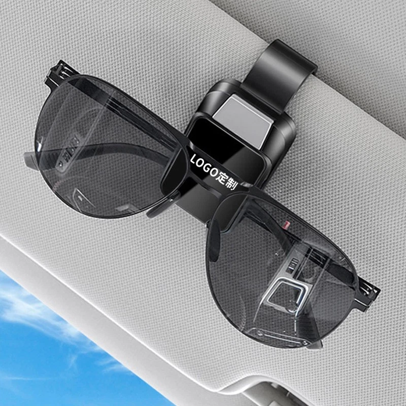 Car Accessories Sun Visor Sunglasses Card Holder Clip For Mazda White Foto 2 de 4