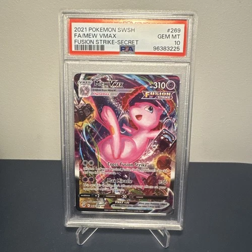 Sword & Shield - Fusion Strike - Mew VMAX 269/264 - PSA 10