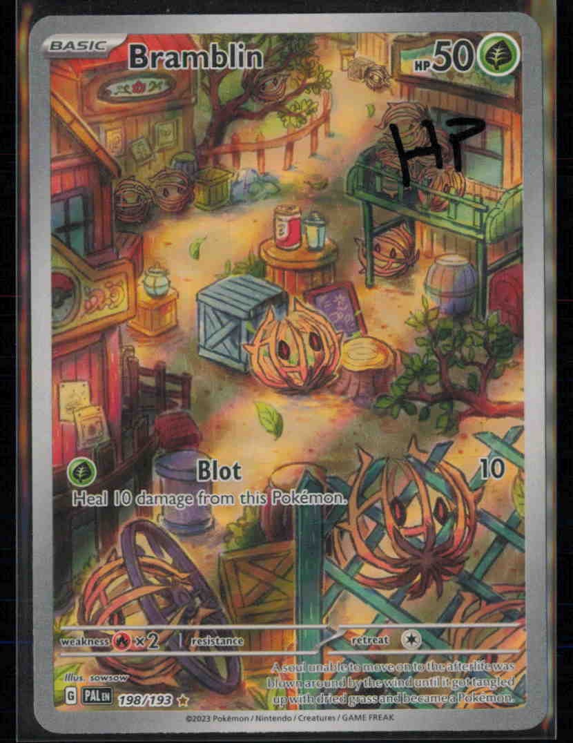 Bramblin 198/193 PAL Paldea Evolved Pokemon Holo Heavily Played