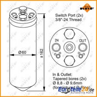 Trockner, Klimaanlage Easy Fit Nrf 33183 FüR Nissan Primera