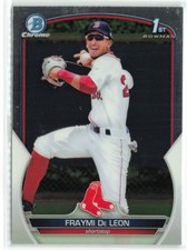 Fraymi De Leon RC 2023 Bowman Chrome Prospects 1st Boston Red Sox #BCP-97