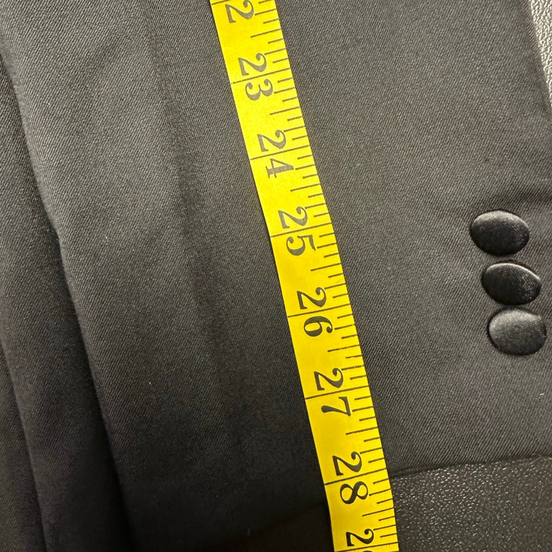 Peerless Black Wool Fully Lined Two Button Front … - image 10