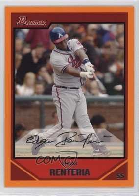 2007 Bowman Orange 71/250 Edgar Renteria #48 05v0