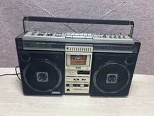 Vintage Japan SHARP GF-508SB Stereo Radio Cassette Recorder Portable Boombox