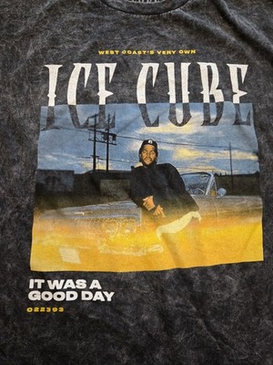 NWOT Ice Cube It Was A Good Day Acid Wash Graphic T-Shirt Mens XLarge 
