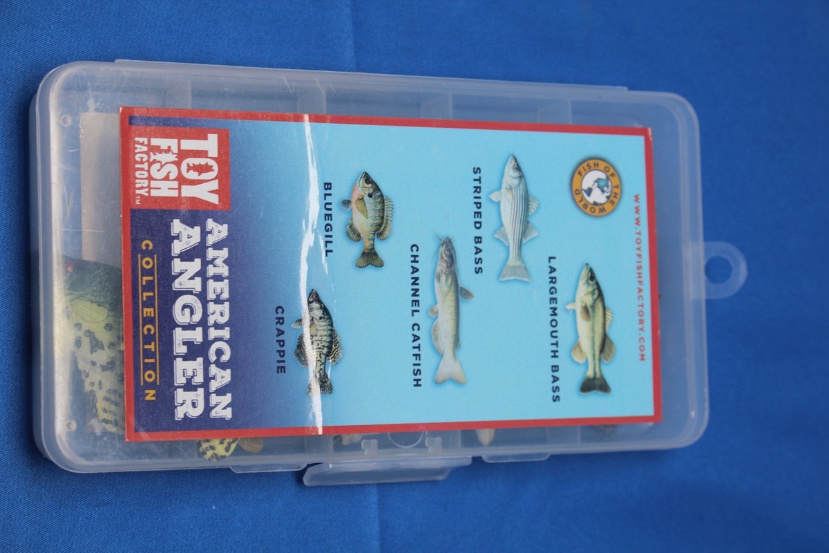American Angler Bass Fish Toy Fisherman Gift Toy Fish Factory American  Angler Bass Catfish Bluegill Crappie
