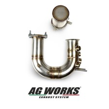 Downpipe Defap Audi A4 B9 2.0 TDI 190 DET Scarico Inox Fap Off Skat - AG Works