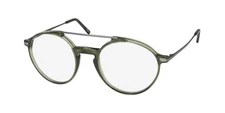NEW ANDY WOLF 4547 EYEGLASSES FULL-RIM MENS D 51-19-145 AUSTRIA ROUND GREEN