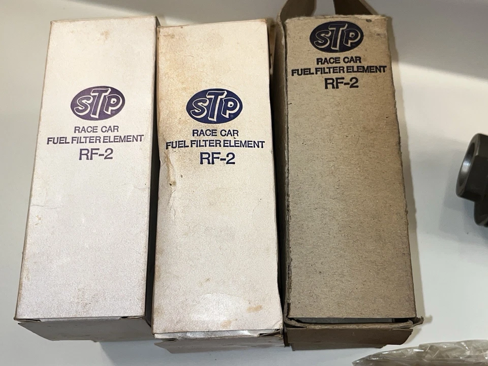 NOS STP RACING FUEL FILTER Sprint Halibrand Roadster Indy Race Car Formula 5000 - Image 4 of 4