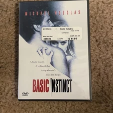 Basic Instinct (DVD 1998 Standard/Widescreen) Michael Douglas Sharon Stone New!