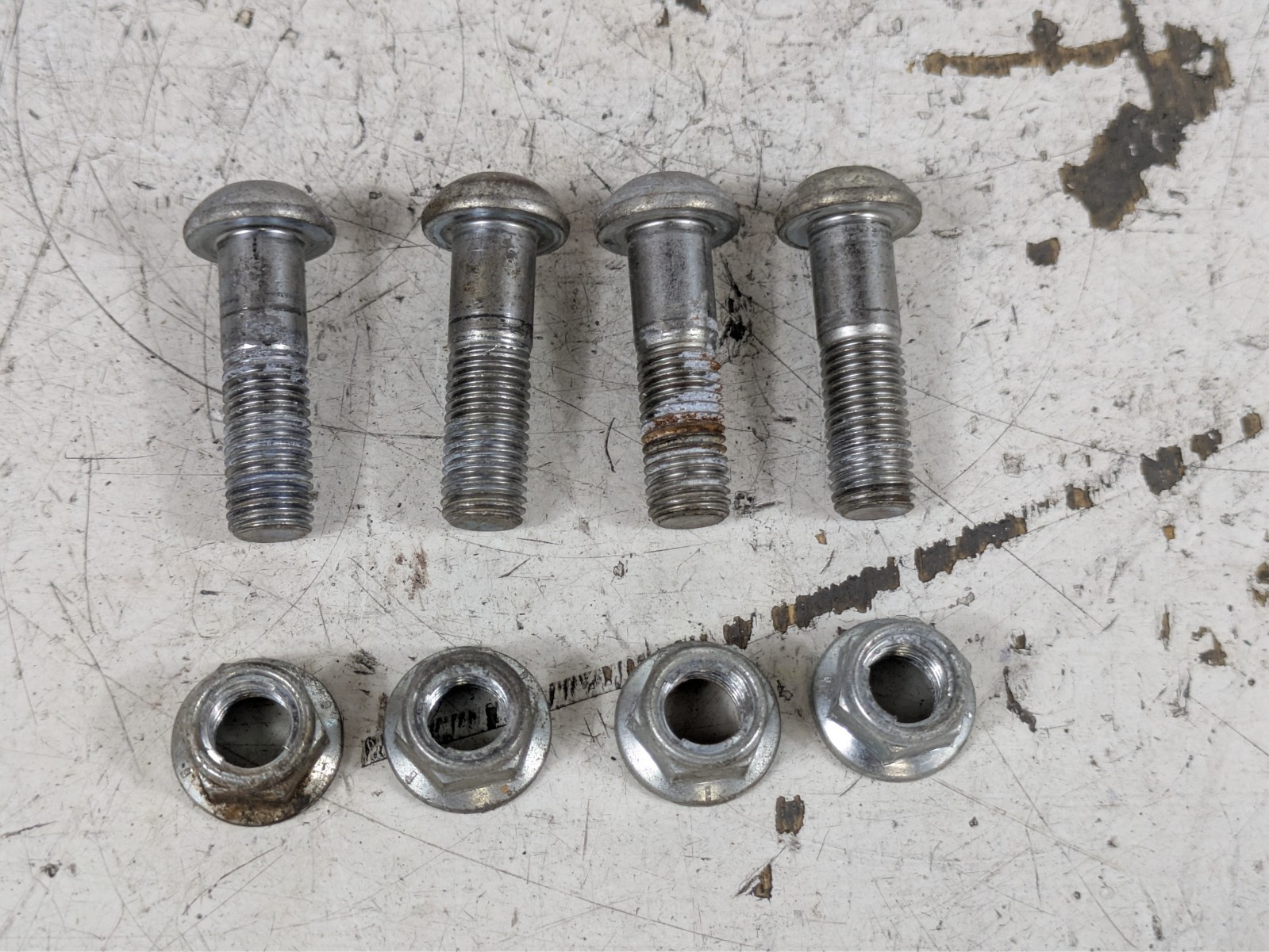 02 03 Kawasaki Ninja ZX9 ZX9R ZX900F1 Sub Frame Bolts