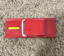 Vintage Tin Lincoln Toy Car Red Made in Japan Collectible for Age 17 Years  Up