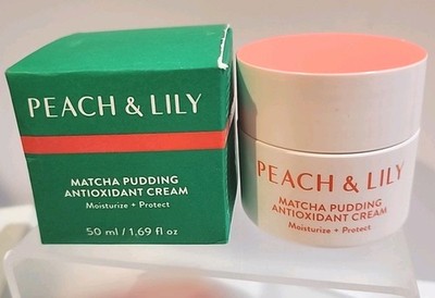 PEACH & LILY  Matcha Pudding Antioxidant Cream Face Moisturizer 1.69 oz New 