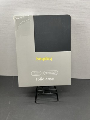 Heyday Black Tablet Case For 10.2 ipad & 10.In  IPad Air , **OPEN* Stylus Holder