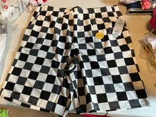 Cat Jack Checked Drawstring Shorts Size 16/18 Husky