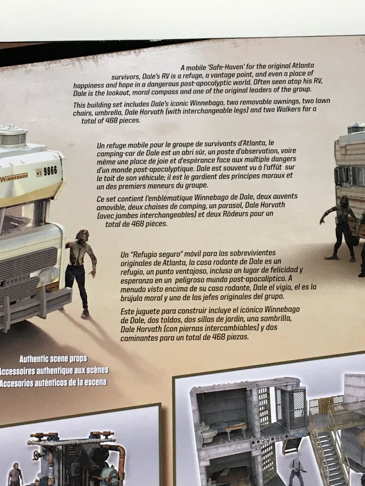 THE WALKING DEAD - DALES'S RV CAMPER - MCFARLANE 14528 BUILDING SET 468 PCS - Image 4 of 4