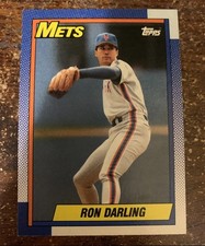 FREE SHIPPING-EXCELLENT-1990 Topps #330 Ron Darling New York Mets