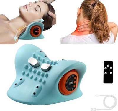 3 Modi Nackenmassagegerät, EMS Nackenmassagegerät Elektrisch mit Wärme