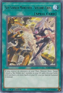 Sky Striker Maneuver - Scissors Cross IGAS-EN062 Rare 1st Edition