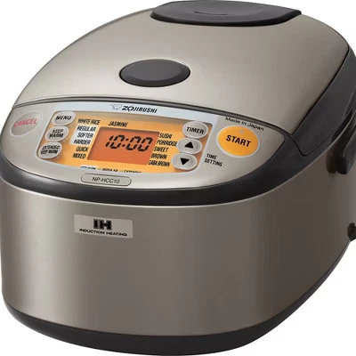 Zojirushi 5.5 Cup Induction Heating Rice Cooker & Warmer - Stainless Dark
