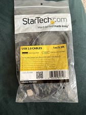 StarTech.com (1m) Mobile Charge Sync USB to Slim Micro USB Cable for Smartphones