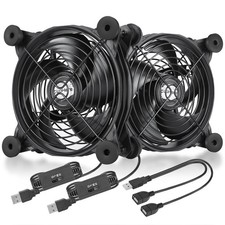 upHere 120mm Fan USB Powered Fans Quiet computer cooling 5v 120MM, U1204 