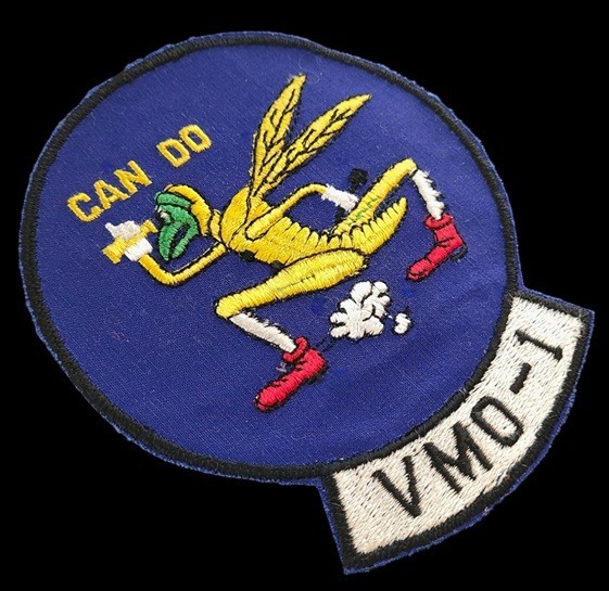 VN 1960s US Marine Corps USMC VMO-1 Observation Sqdn Lg Patch Insignia 