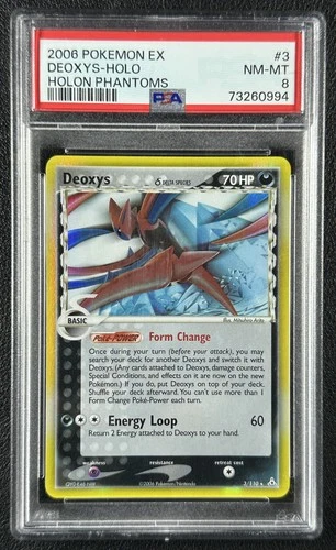 DEOXYS DELTA SPECIES PSA 8 2006 POKEMON EX HOLON PHANTOMS #3/110 0994