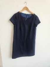 Brooks Brothers 346 Navy Shift Dress Short Sleeve Lined Sz 10