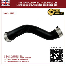 Intercooler Turbo Hose Pipe For Mercedes E- Class E200 E220 E250 CDI 2045282182