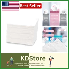 Extra Thick Disposable Face Towels 40 Count Natural Rayon Skin Cleansing Wipes