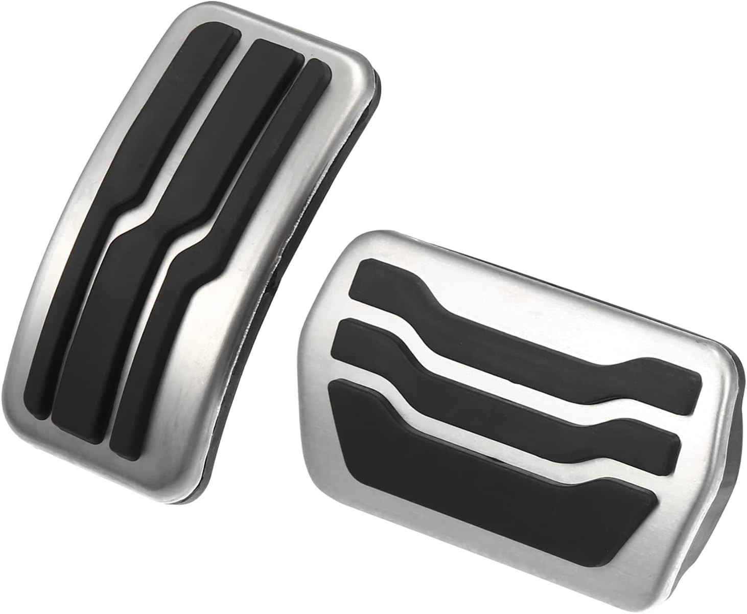 X AUTOHAUX 2 Pcs Accelerator Pedal and Brake Pedal Cover Set Car Pedal Pad Vehic