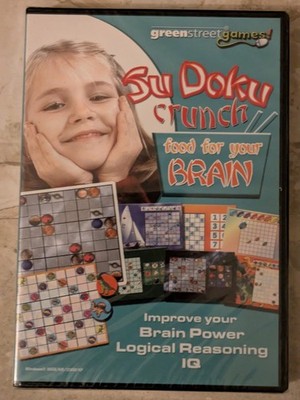 Su Doku Crunch, Essen für Ihr Gehirn (PC CD-ROM Spiel) *NEU & VERSIEGELT* - kostenloser Versand