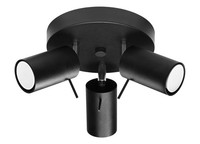Deckenleuchte Schwarz GU10 Verstellbar Wohnzimmer L:20 Cm Strahler Esszimmer