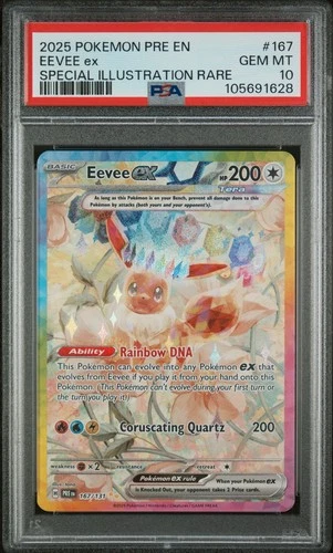 PSA 10 Eevee ex 167/131 Prismatic Evolutions SIR Graded Pokemon Card