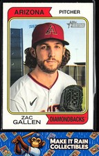 Zac Gallen 2023 Topps Heritage #143 Arizona Diamondbacks Baseball
