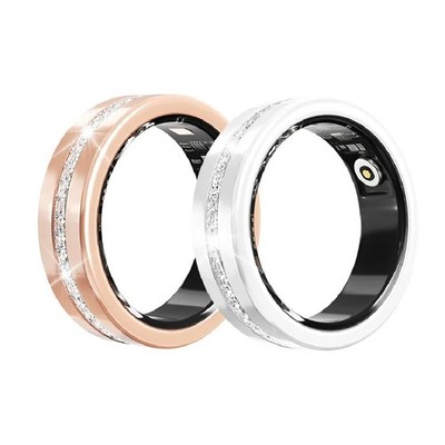Diamond IP68 Wasserdicht Smart Ring V6 Herzfrequenz Blutsauerstoff Schlafmonitor